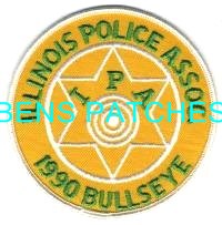 ILLINOIS,ILLINOIS POLICE ASSOCIATION 1990 BULLSEYE 1_wm